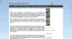 Desktop Screenshot of homesteadadvisor.com